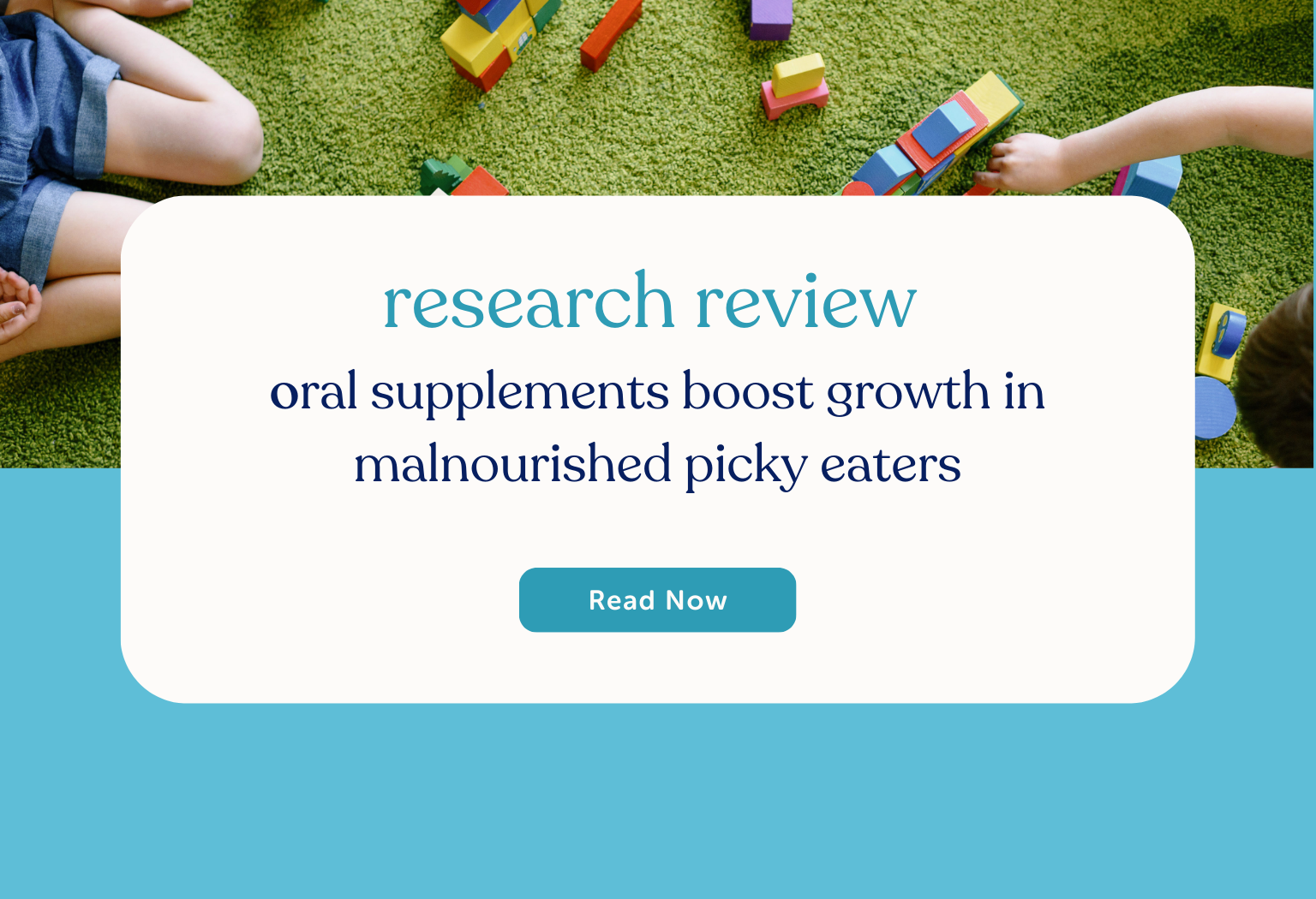 Oral Supplements Boost Growth in Malnourished Picky Eaters