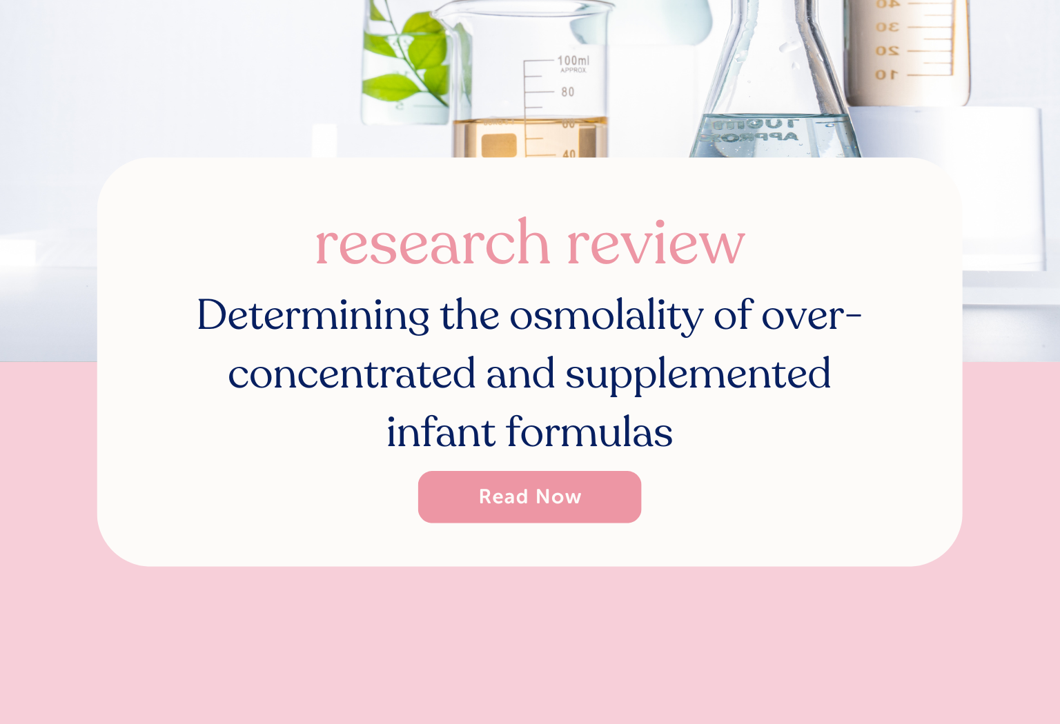 Infant Formula and Osmolality