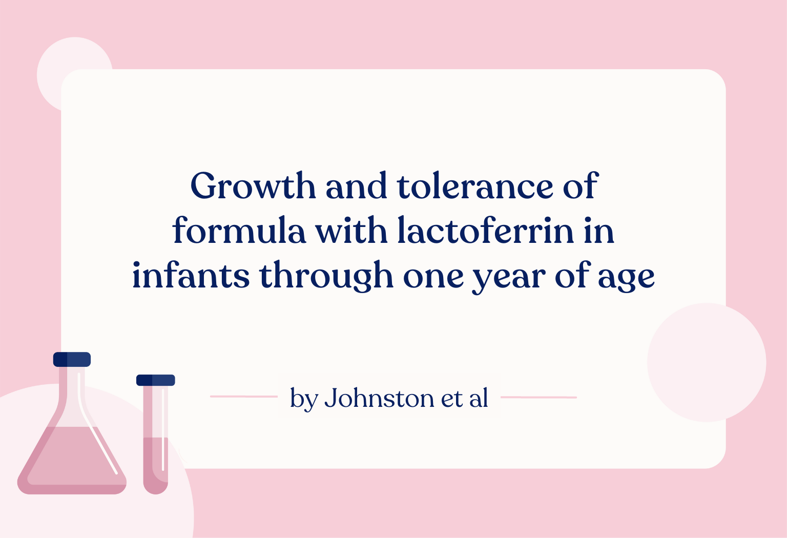 Bovine lactoferrin in infant formula