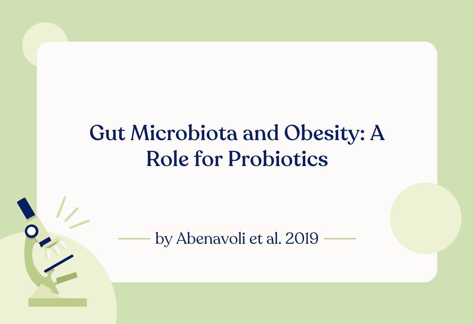 Gut microbiota and obesity