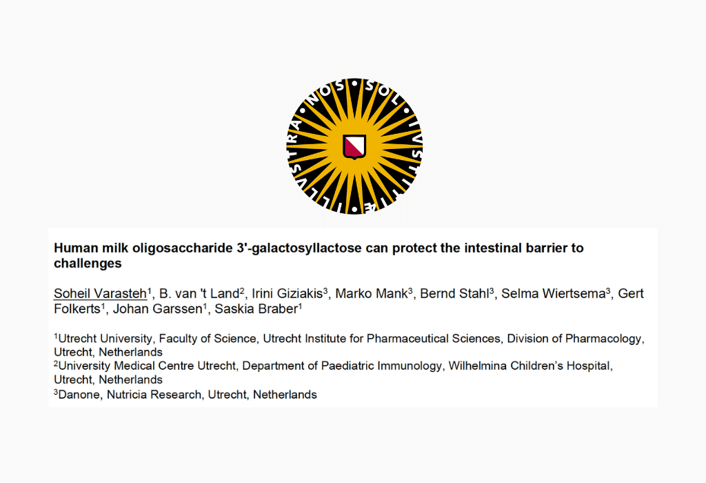 Summary: Human milk oligosaccharide 3'-Galactosyllactose can protect the intestinal barrier to challenges