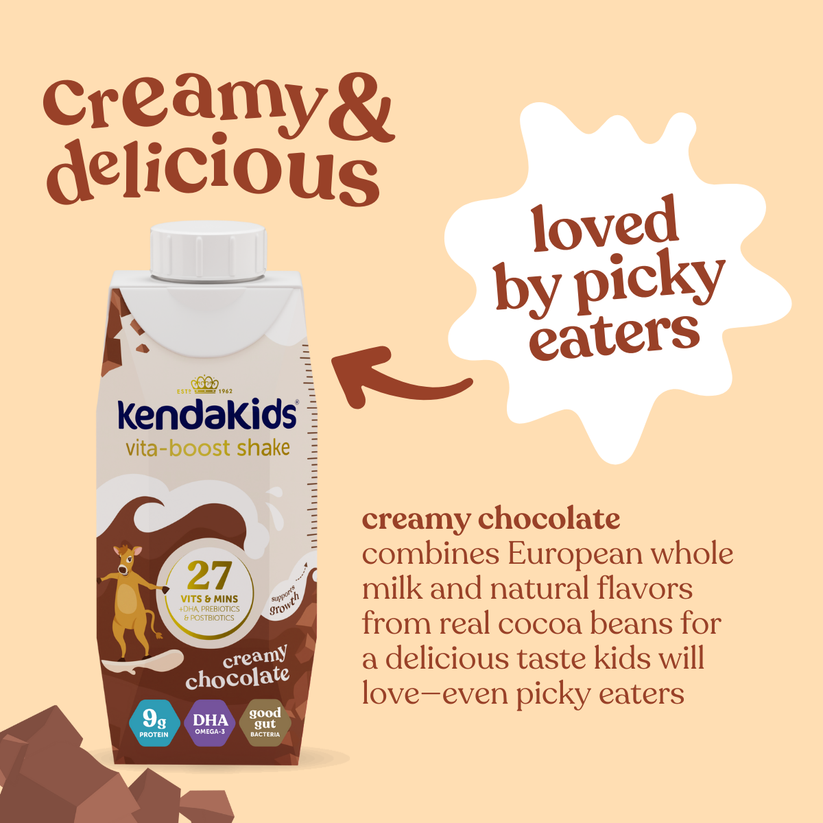 Kendakids Vita-Boost Shake Creamy Chocolate