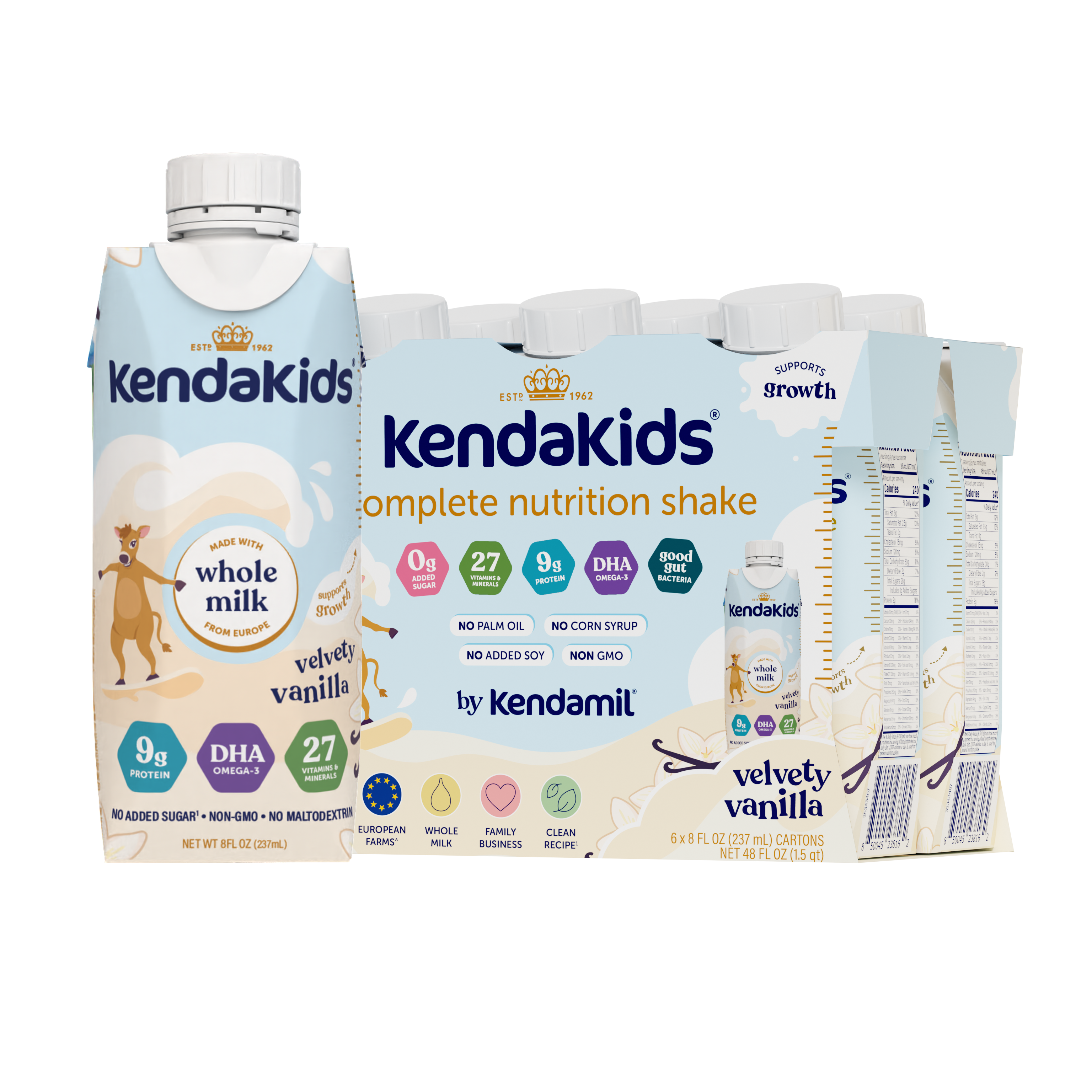 KendaKids Vanilla 6 Pack